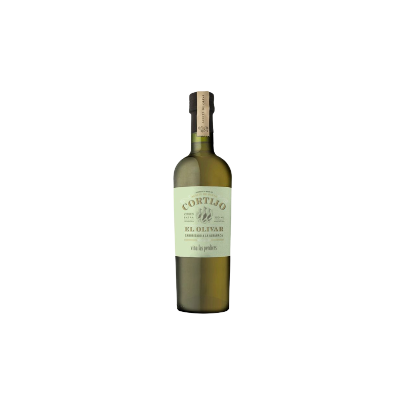 ACEITE DE OLIVA CON ALBAHACA - CORTIJO EL OLIVAR